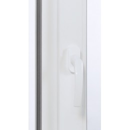 Plastové dveře | 85 x 205 cm (850 x 2050 mm) | bílé |otevíravé i sklopné | pravé