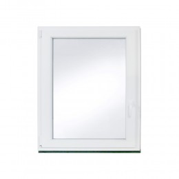 Plastové okno | 100x110 cm (1000x1100 mm) | bílé | otevíravé i sklopné | levé