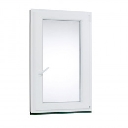 Plastové okno | 60 x 100 cm (600 x 1000 mm) | bílé |otevíravé i sklopné | pravé