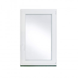 Plastové okno | 80 x 110 cm (800 x 1100 mm) | bílé |otevíravé i sklopné | pravé
