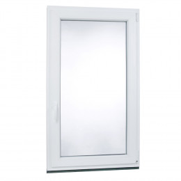 Plastové okno | 80 x 140 cm (800 x 1400 mm) | bílé |otevíravé i sklopné | pravé