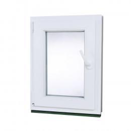 Plastové okno | 80x90 cm (800x900 mm) | bílé | otevíravé i sklopné | levé