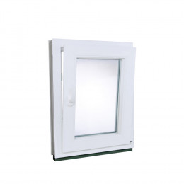 Plastové okno | 80 x 90 cm (800 x 900 mm) | bílé |otevíravé i sklopné | pravé