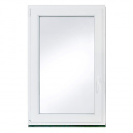 Plastové okno | 100x130 cm (1000x1300 mm) | bílé | otevíravé i sklopné | levé