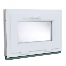 Plastové okno | 60 x 42 cm (600 x 420 mm) | Bílé / Antracit | sklopné